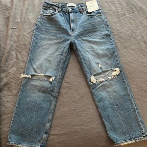Abercrombie & Fitch ankle straight high rise jeans size 29/8S